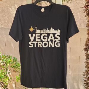 Bella Canvas Black Short Sleeve Tee Vegas Strong